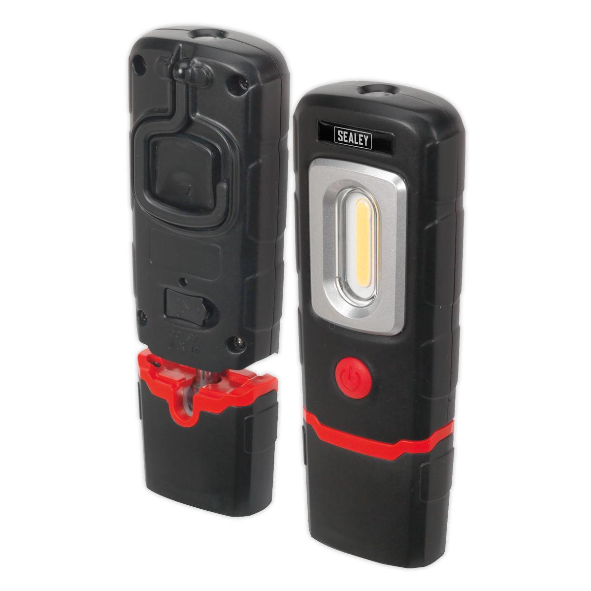 Rechargeable 360° Inspection Light 3W COB & 1W SMD LED - Black LED3601