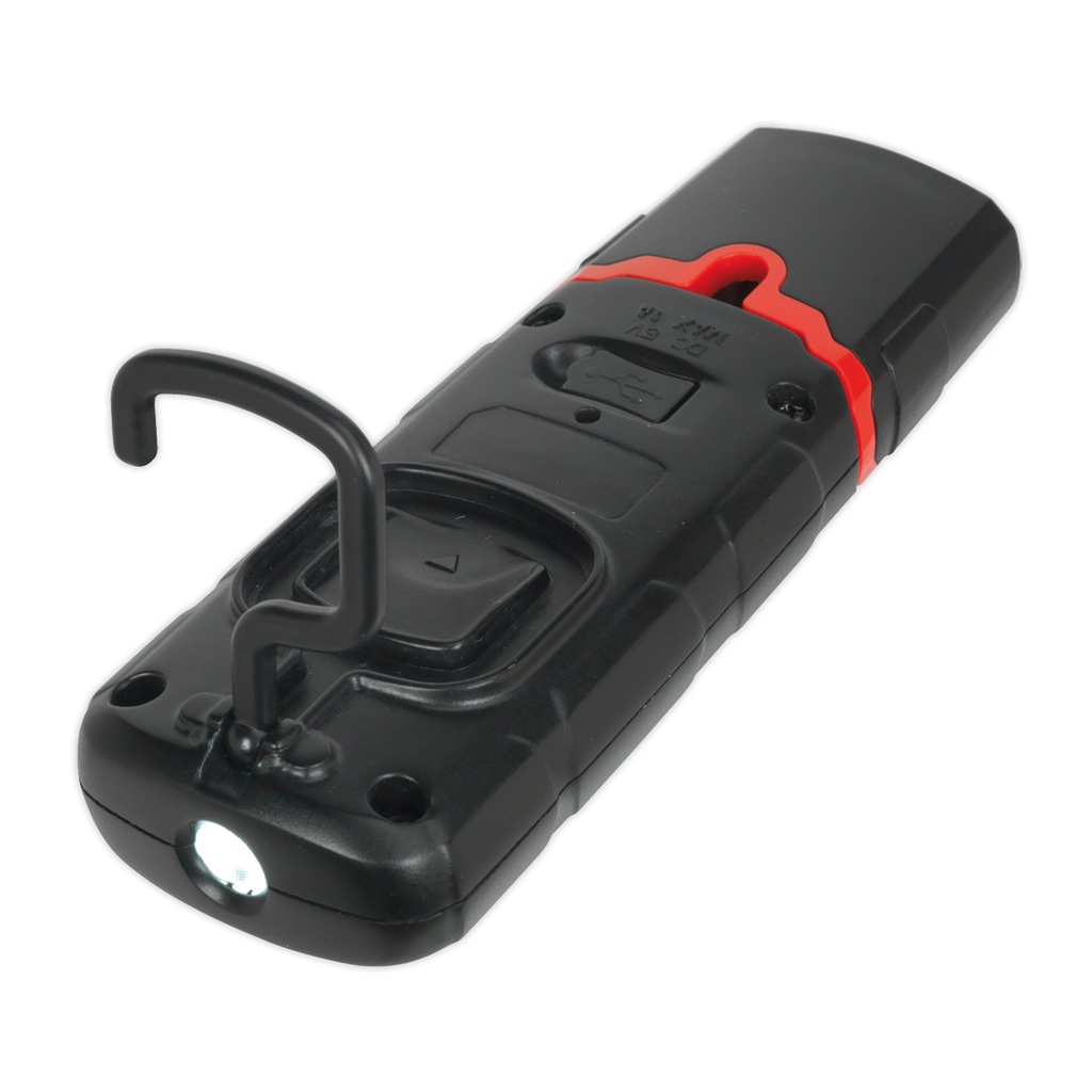 Rechargeable 360° Inspection Light 3W COB & 1W SMD LED - Black LED3601