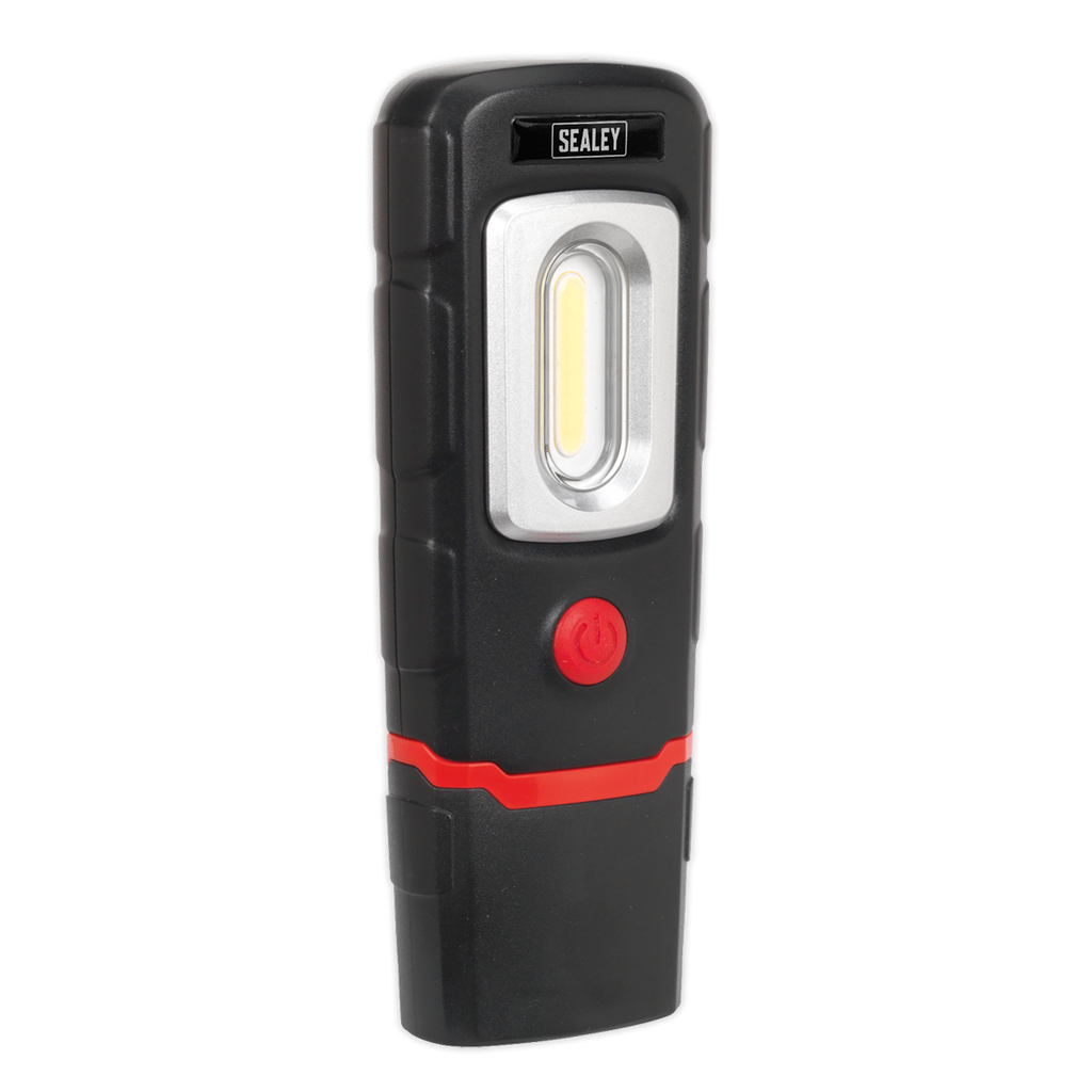 Rechargeable 360° Inspection Light 3W COB & 1W SMD LED - Black LED3601