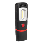 Rechargeable 360° Inspection Light 3W COB & 1W SMD LED - Black LED3601