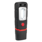 Rechargeable 360° Inspection Light 3W COB & 1W SMD LED - Black LED3601