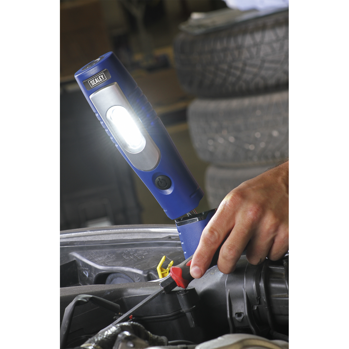 Rechargeable 360° Inspection Light 4W & 3W SMD LED - Blue LED3602B