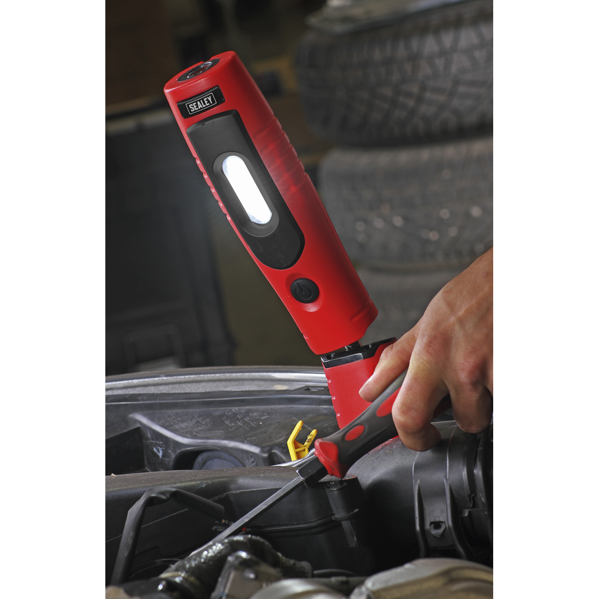 Rechargeable 360° Inspection Light 4W & 3W SMD LED - Red LED3602R