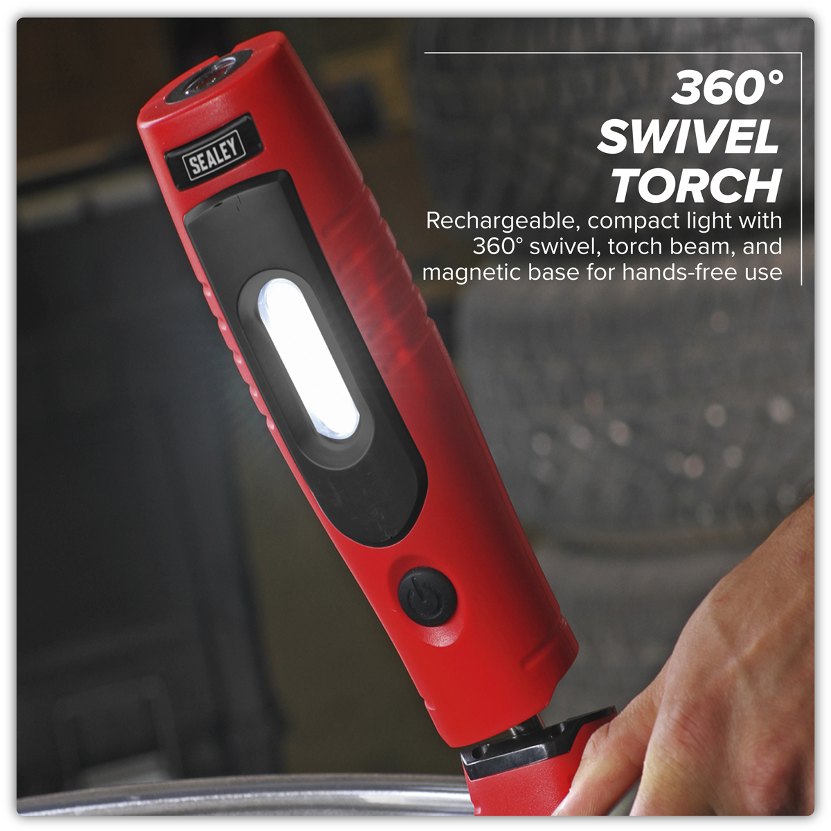 Rechargeable 360° Inspection Light 4W & 3W SMD LED - Red LED3602R