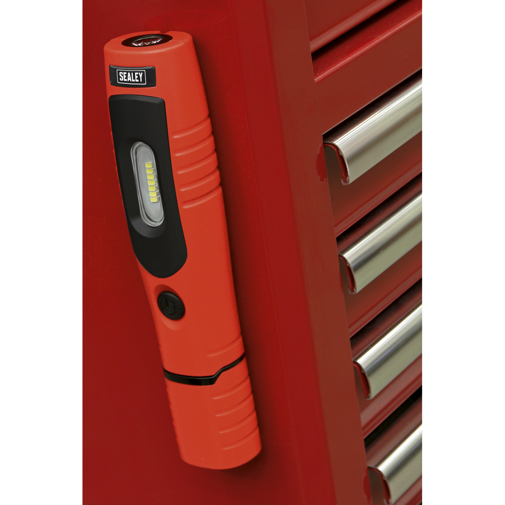 Rechargeable 360° Inspection Light 4W & 3W SMD LED - Red LED3602R