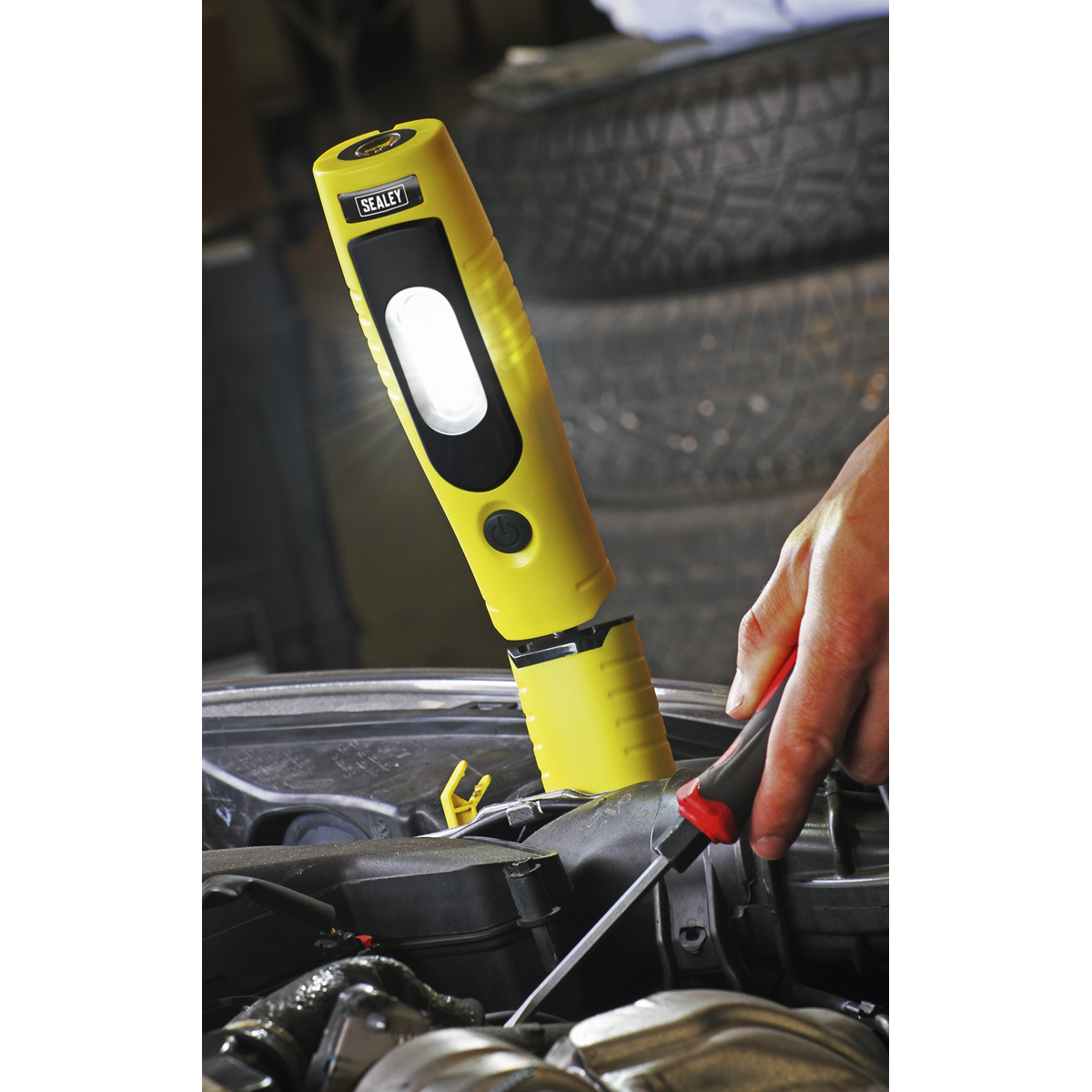 Rechargeable 360° Inspection Light 4W & 3W SMD LED - Yellow LED3602Y