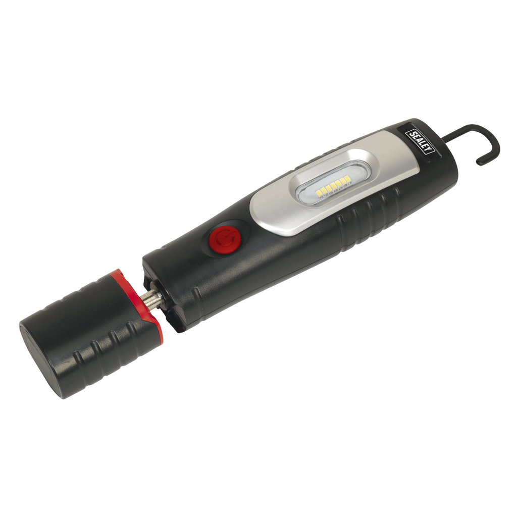 Rechargeable 360° Inspection Light 4W & 3W SMD LED - Black LED3602