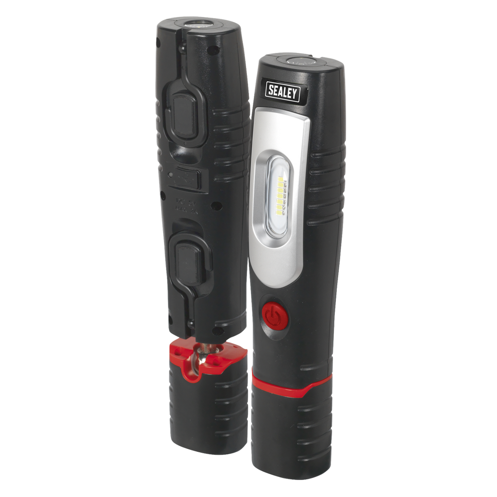 Rechargeable 360° Inspection Light 4W & 3W SMD LED - Black LED3602