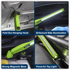 Rechargeable 360° Slim Inspection Light 8W & 1W SMD LED - Green LED3604G