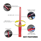 Rechargeable 360° Slim Inspection Light 8W & 1W SMD LED - Red LED3604R