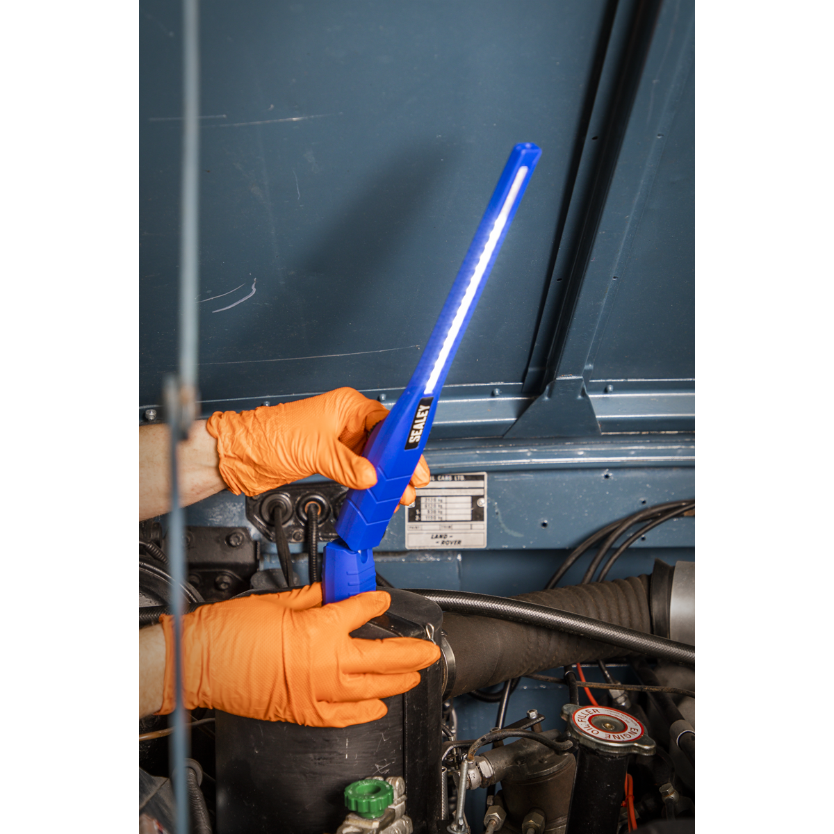 Rechargeable 360° Slim Inspection Light 8W & 1W SMD LED & UV Light LED3604UV