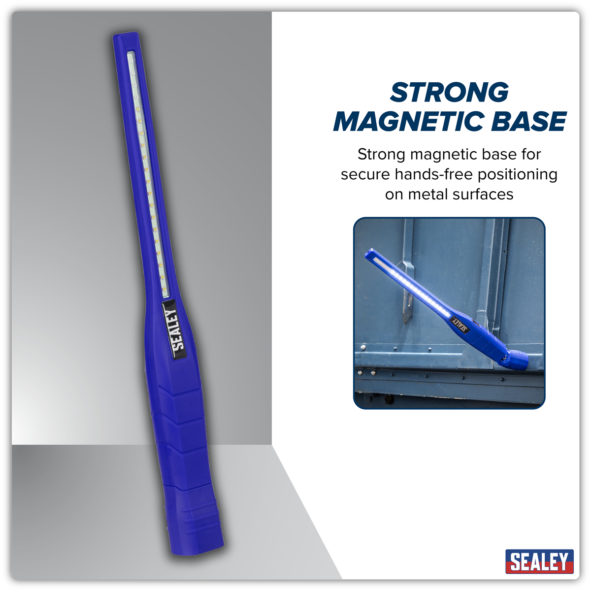 Rechargeable 360° Slim Inspection Light 8W & 1W SMD LED & UV Light LED3604UV