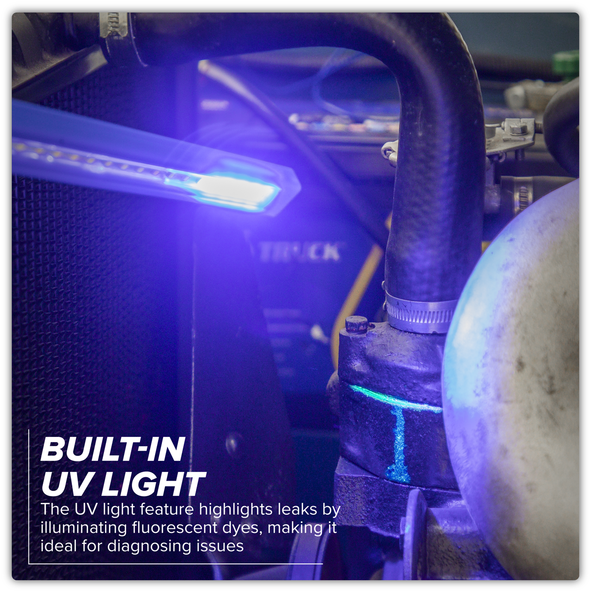 Rechargeable 360° Slim Inspection Light 8W & 1W SMD LED & UV Light LED3604UV