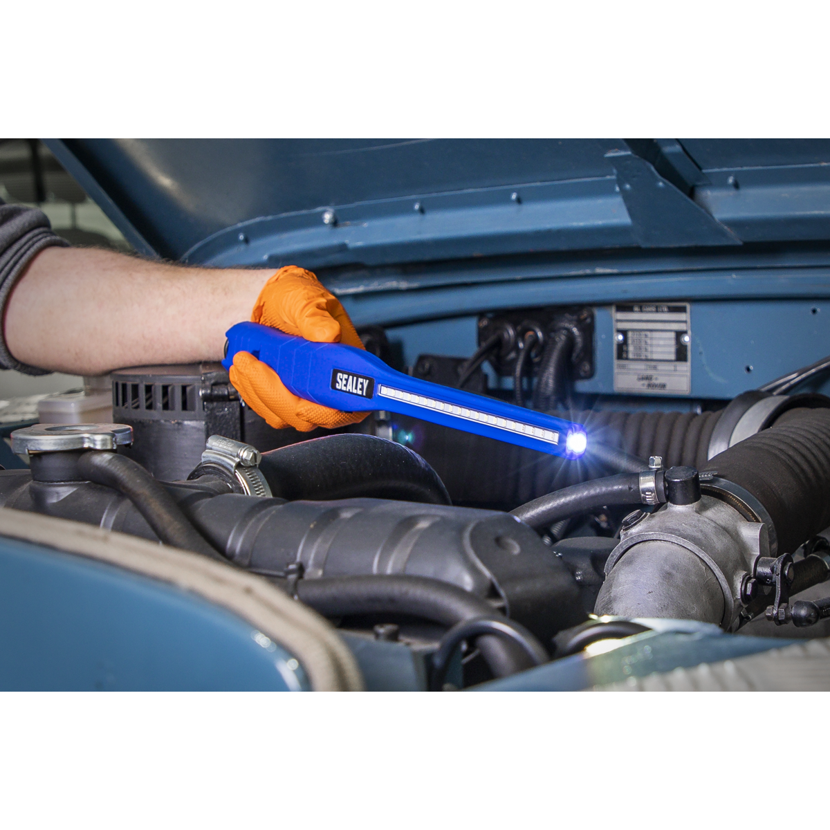 Rechargeable 360° Slim Inspection Light 8W & 1W SMD LED & UV Light LED3604UV