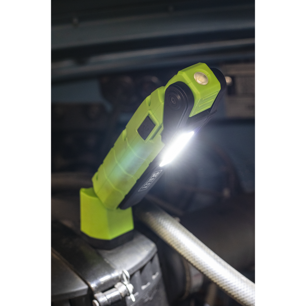 Rechargeable 360° Inspection Light 10W & 2 x 4W SMD LED - Green LED3605G