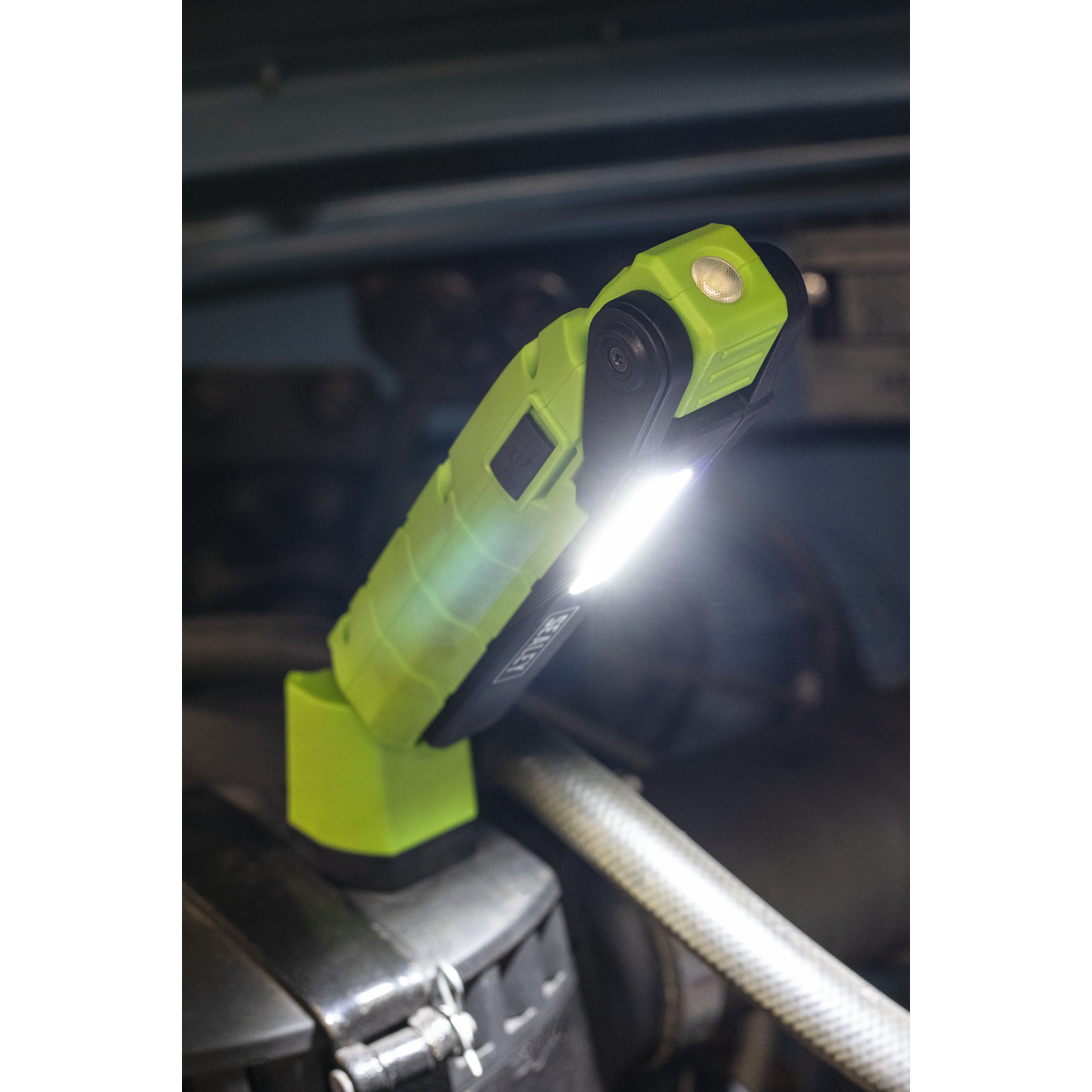 Rechargeable 360° Inspection Light 10W & 2 x 4W SMD LED - Green LED3605G