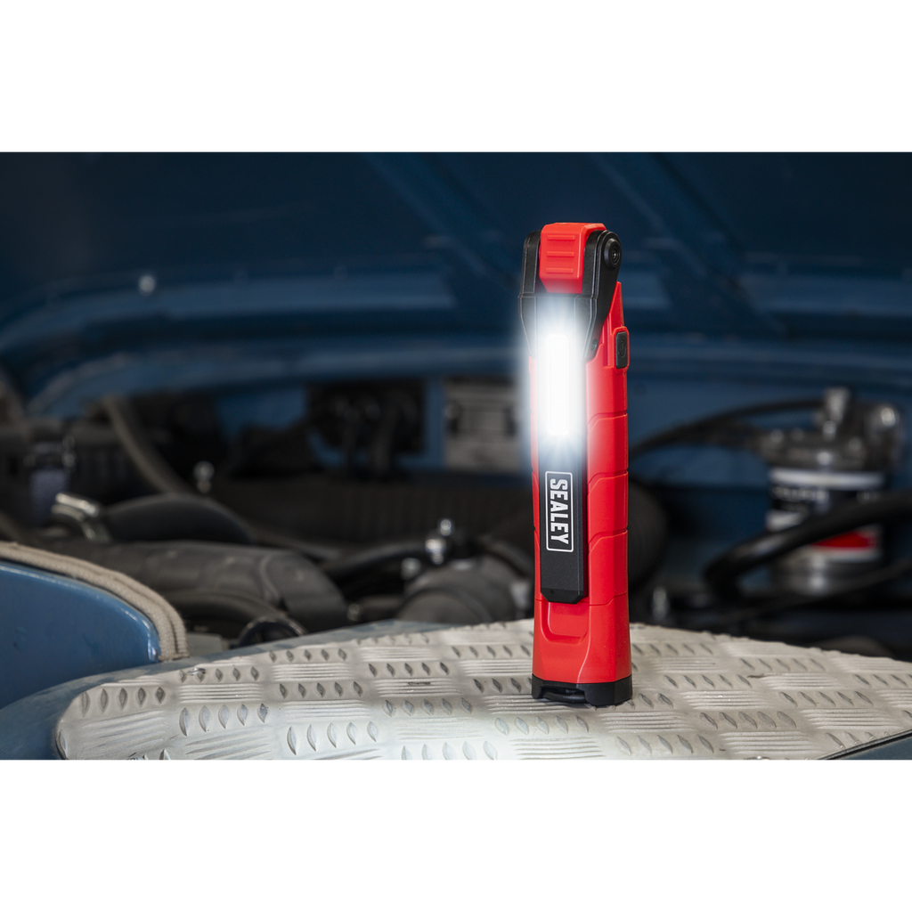 Rechargeable 360° Inspection Light 10W & 2 x 4W SMD LED - Red LED3605R