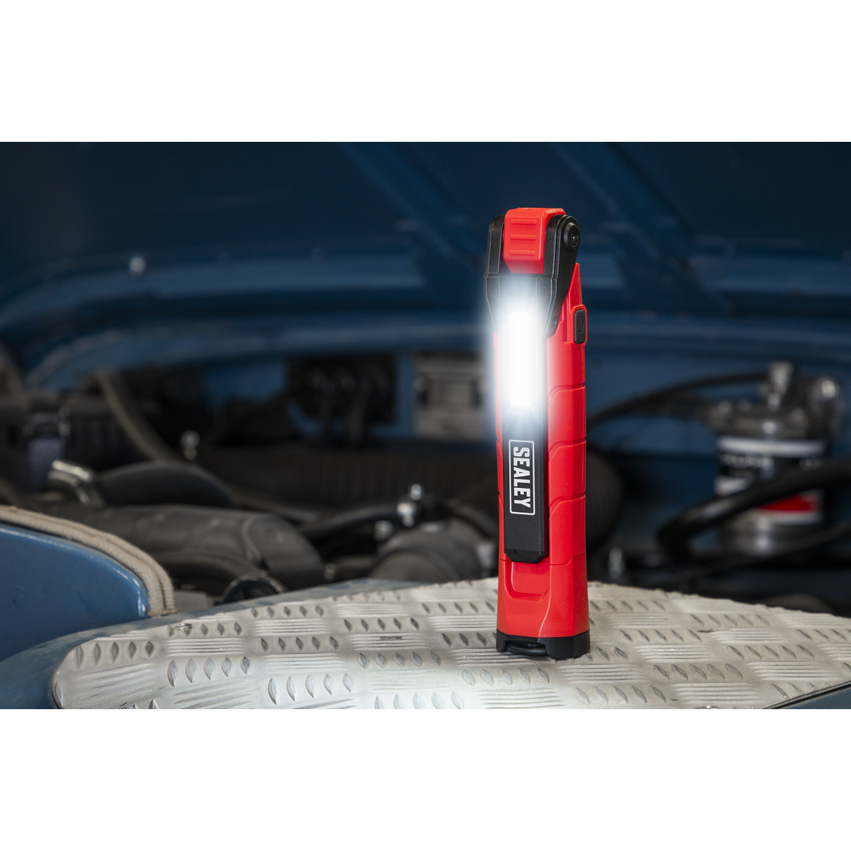 Rechargeable 360° Inspection Light 10W & 2 x 4W SMD LED - Red LED3605R