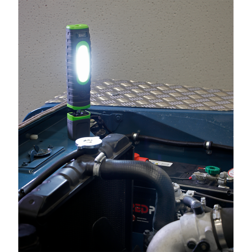 Rechargeable 360° Inspection Light 15W & 3W SMD LED - Green LED3606G