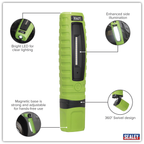 Rechargeable 360° Inspection Light 8W & 3W SMD LED - Green LED360G