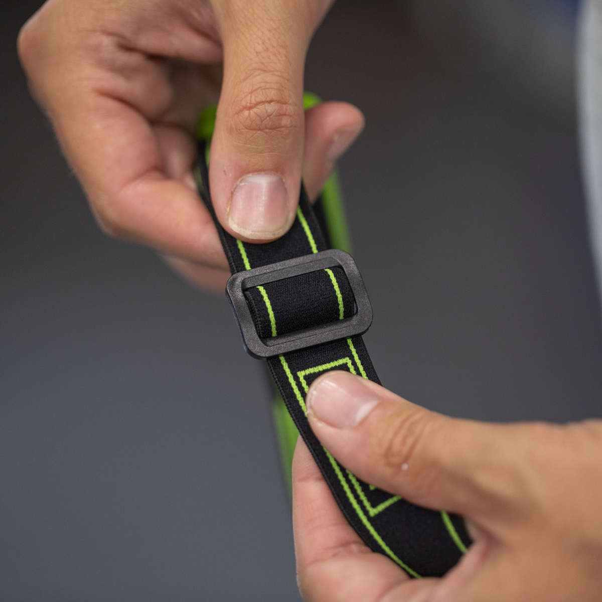 Rechargeable Head Torch with Auto-Sensor 2W COB LED - Green LED360HTG