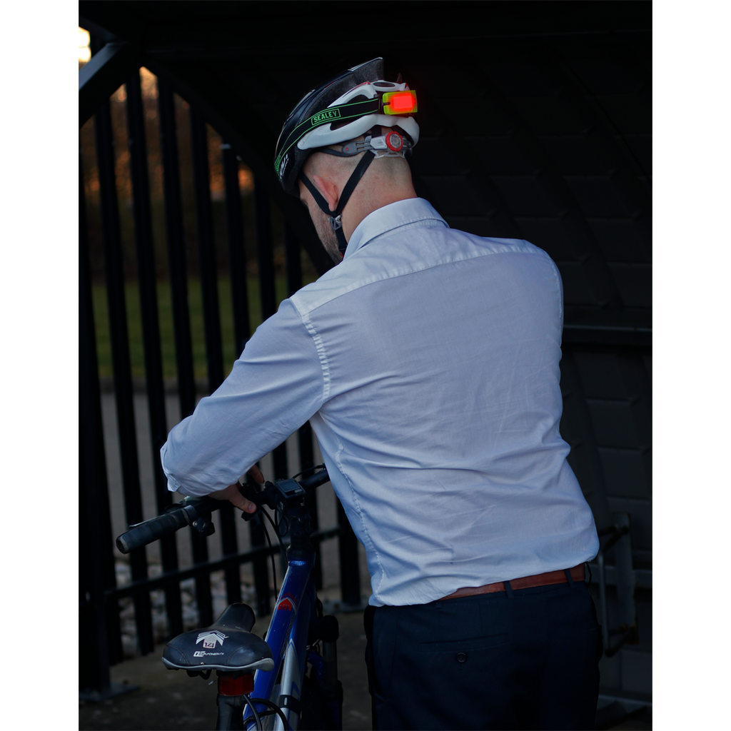 Rechargeable Head Torch with Auto-Sensor 2W COB LED - Green LED360HTG