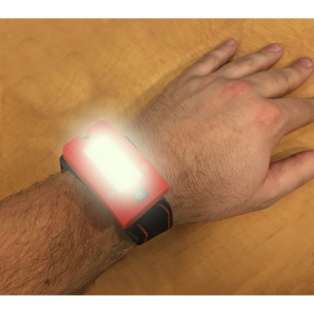 Rechargeable Head Torch with Auto-Sensor 2W COB LED - Red LED360HTR