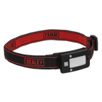 Rechargeable Head Torch with Auto-Sensor 2W COB LED - Black LED360HT