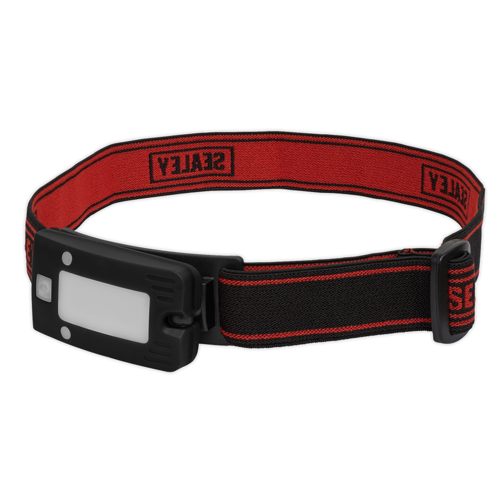 Rechargeable Head Torch with Auto-Sensor 2W COB LED - Black LED360HT
