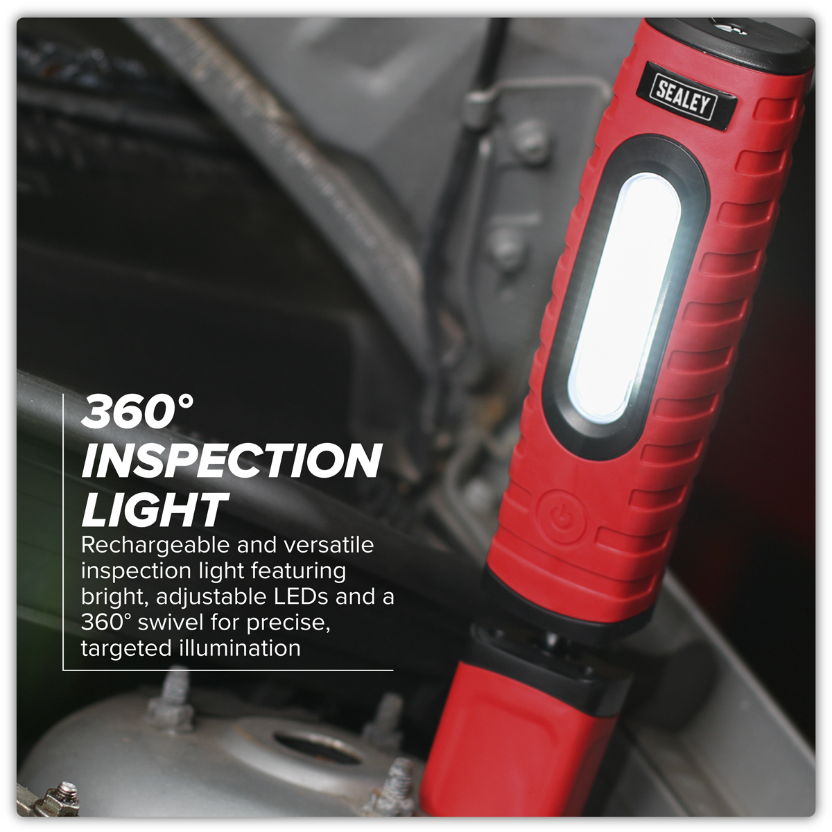Rechargeable 360° Inspection Light 10W & 3W SMD LED LED360PLUSR