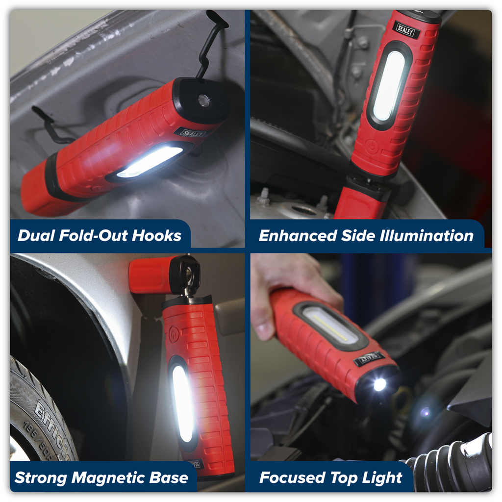 Rechargeable 360° Inspection Light 10W & 3W SMD LED LED360PLUSR