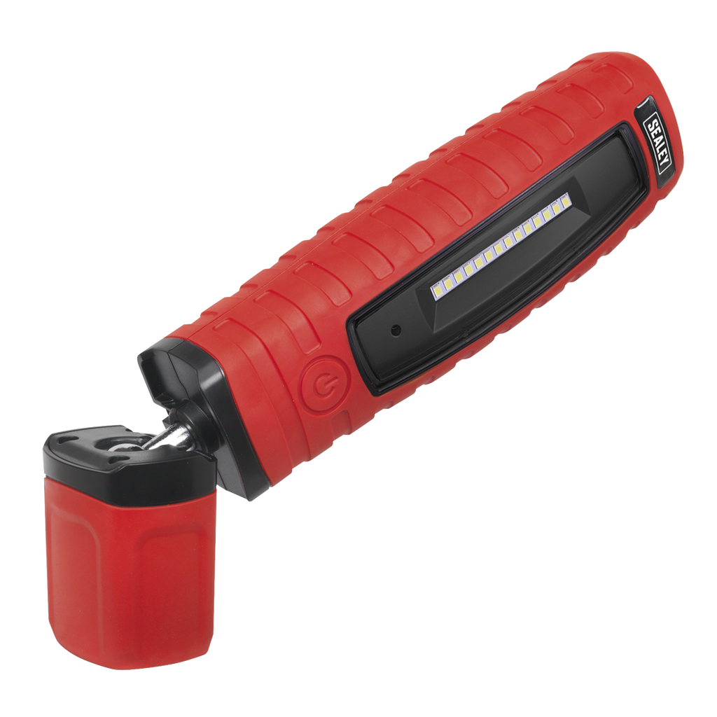 Rechargeable 360° Inspection Light 8W & 3W SMD LED - Red LED360R