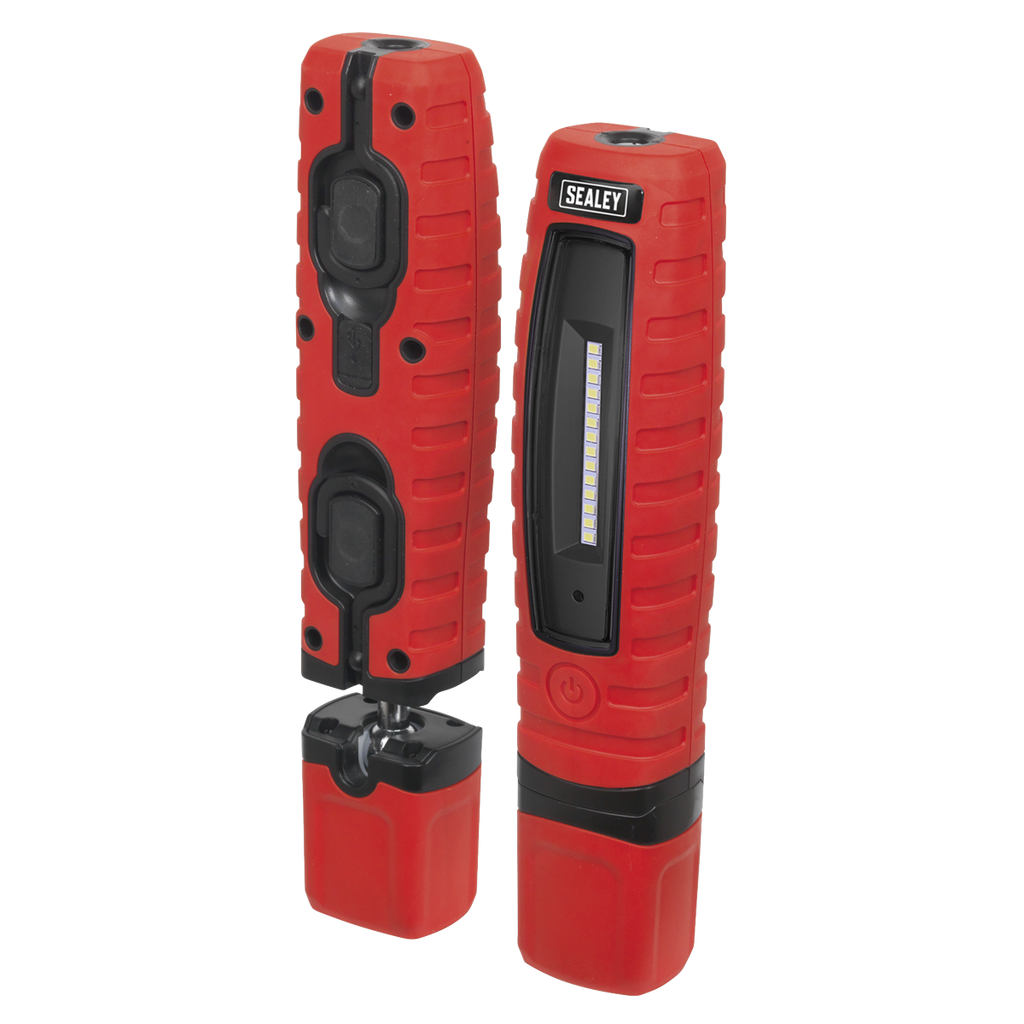 Rechargeable 360° Inspection Light 8W & 3W SMD LED - Red LED360R