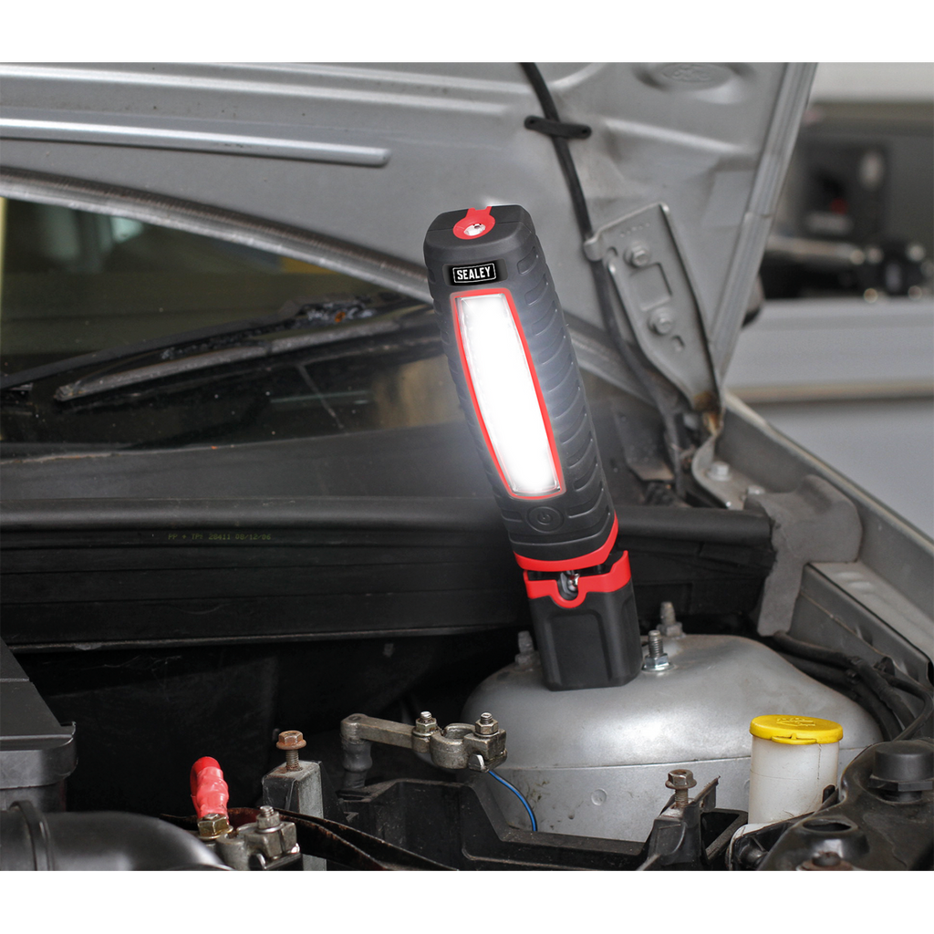 Rechargeable 360° Inspection Light 8W & 3W SMD LED - Black LED360
