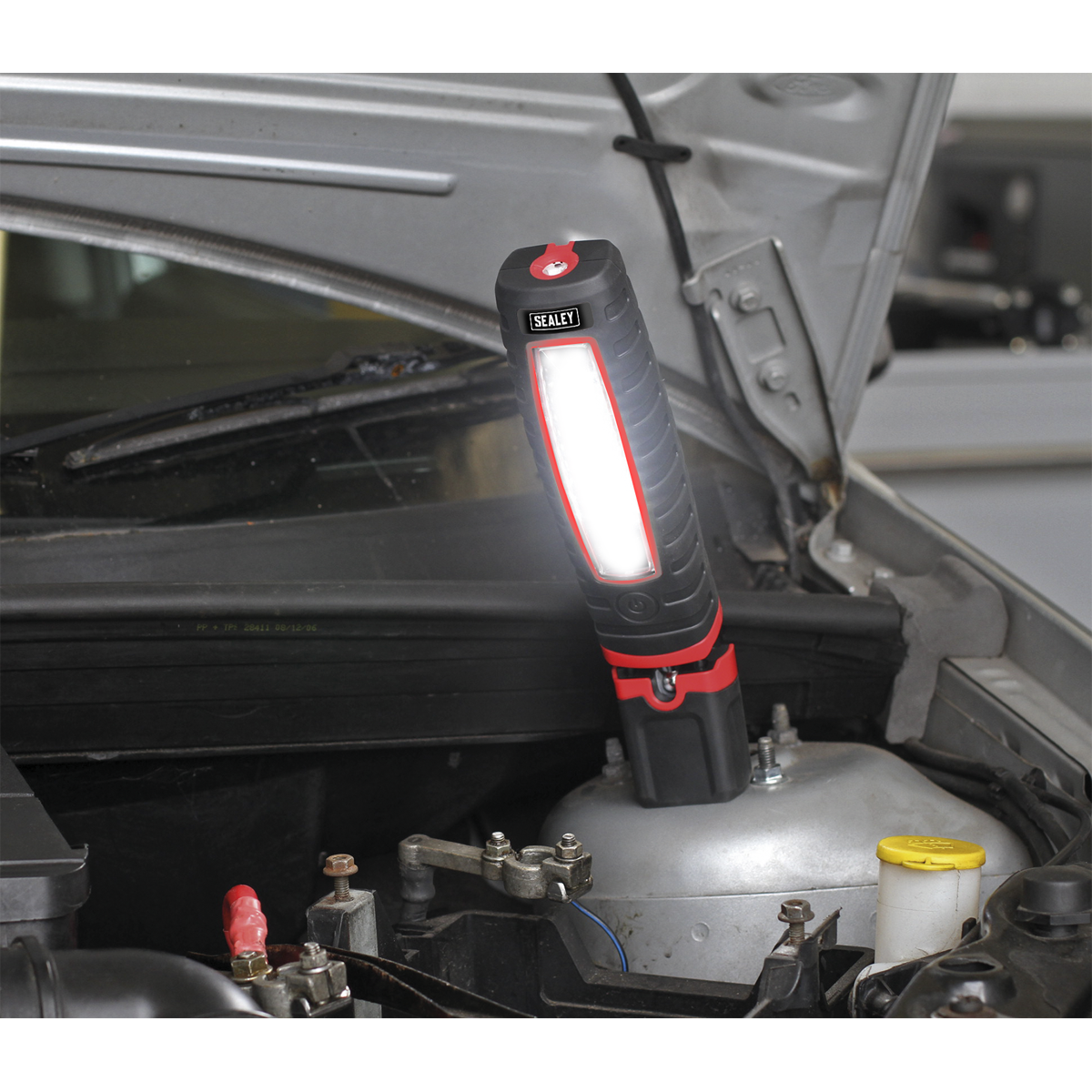 Rechargeable 360° Inspection Light 8W & 3W SMD LED - Black LED360