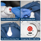 Rechargeable Bulb 3W SMD LED LED3WB