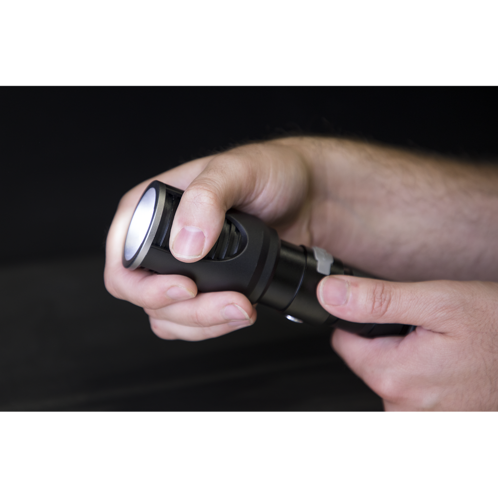 Rechargeable Aluminium Torch with Adjustable Focus 20W SMD LED LED4493