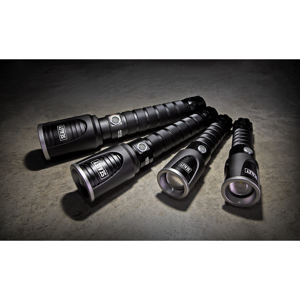 Rechargeable Aluminium Torch with Adjustable Focus 5W SMD LED LED4491