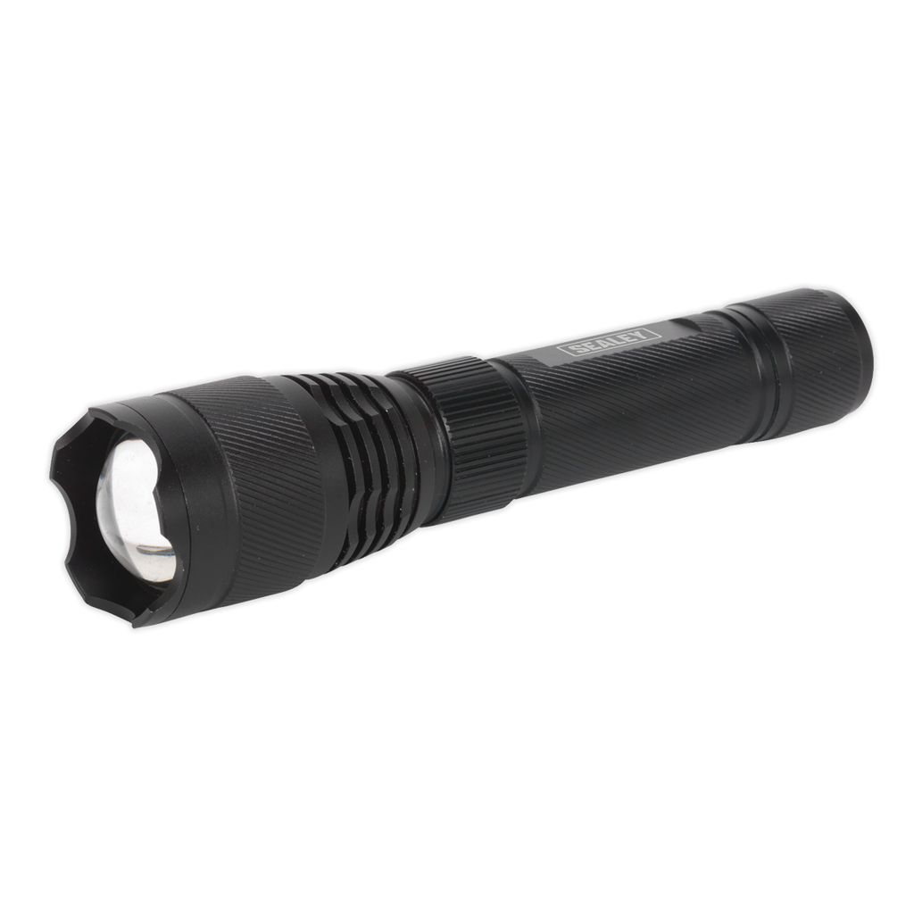 Rechargeable Aluminium Torch with Adjustable Focus 10W SMD LED LED449