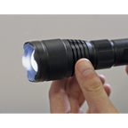 Rechargeable Aluminium Torch with Adjustable Focus 10W SMD LED LED449