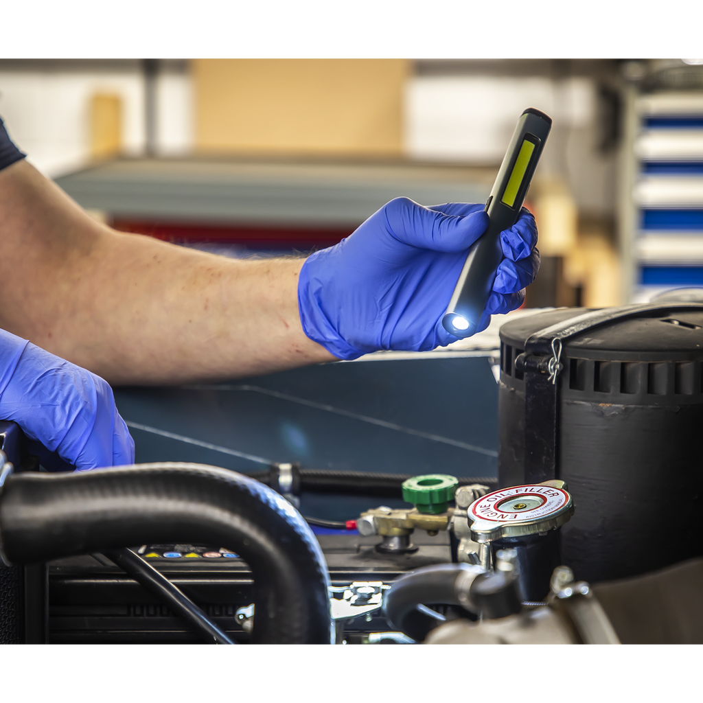 Rechargeable UV Penlight Torch with Laser Pointer 5W COB & 3W SMD LED LED450UV