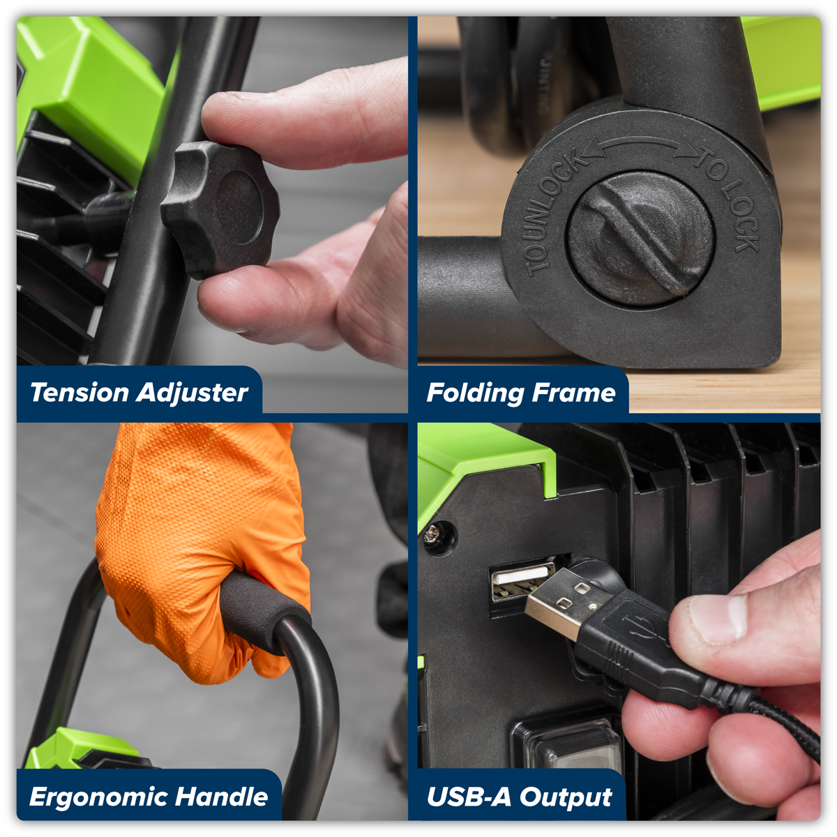 Portable Floodlight 50W SMD LED 230V LED50WL