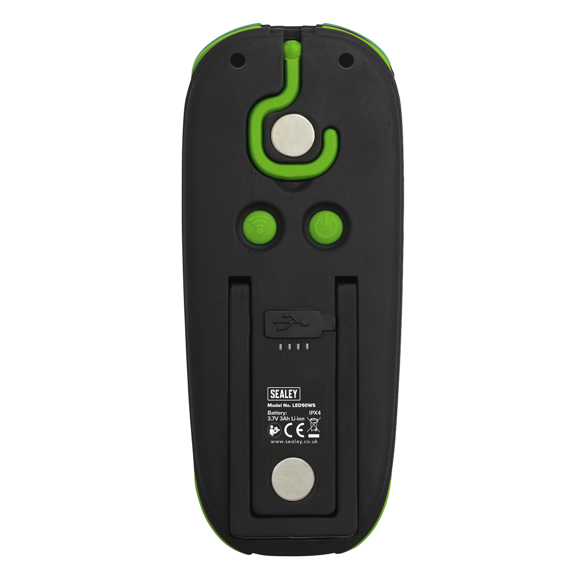 Rechargeable Torch with Wireless Speaker 10W COB LED - Display Box of 10 LED50WSDB