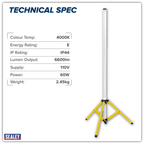 Slim Standing 360° Floodlight 60W SMD LED 110V LED60110V