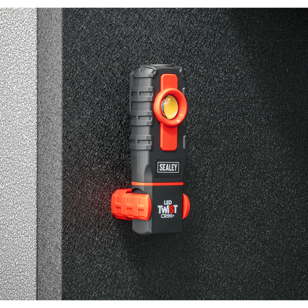 LED Twist® Rechargeable Inspection Light 6W COB LED & 1W SMD LED Colour Match CRI 96+ LED601CM