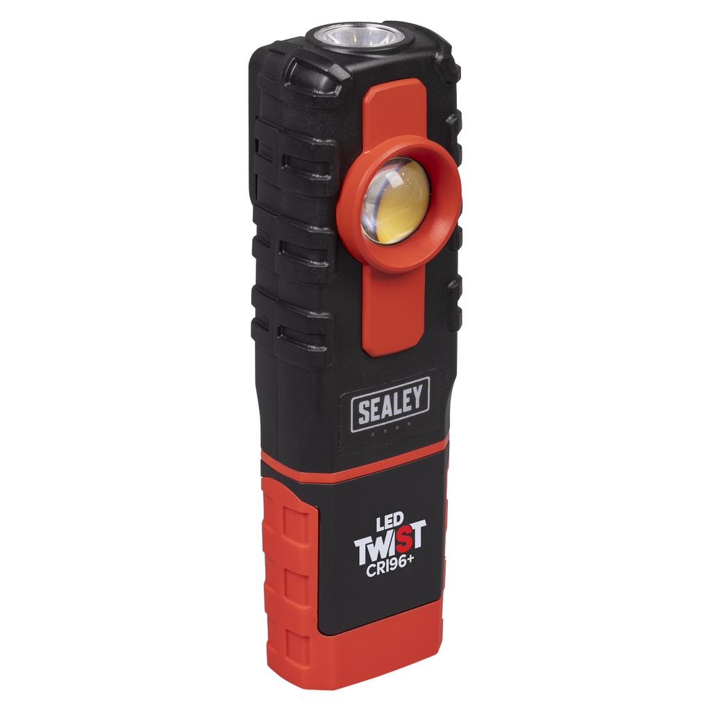 LED Twist® Rechargeable Inspection Light 6W COB LED & 1W SMD LED Colour Match CRI 96+ LED601CM
