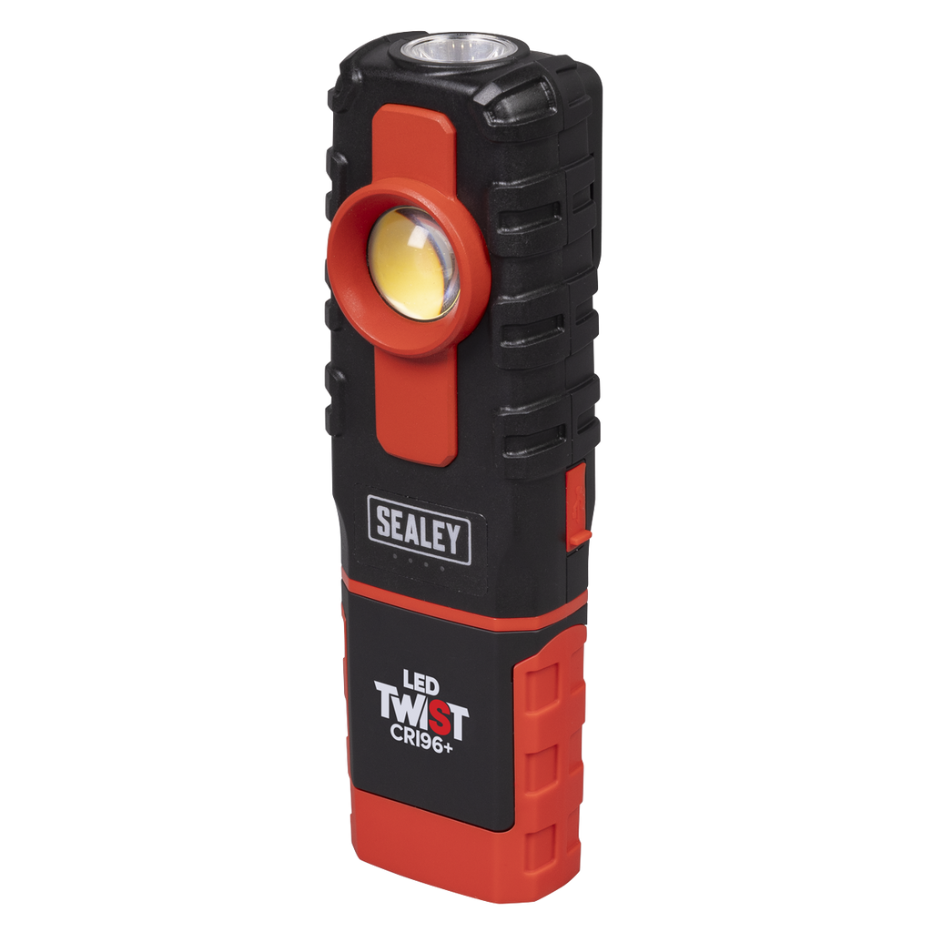 LED Twist® Rechargeable Inspection Light 6W COB LED & 1W SMD LED Colour Match CRI 96+ LED601CM