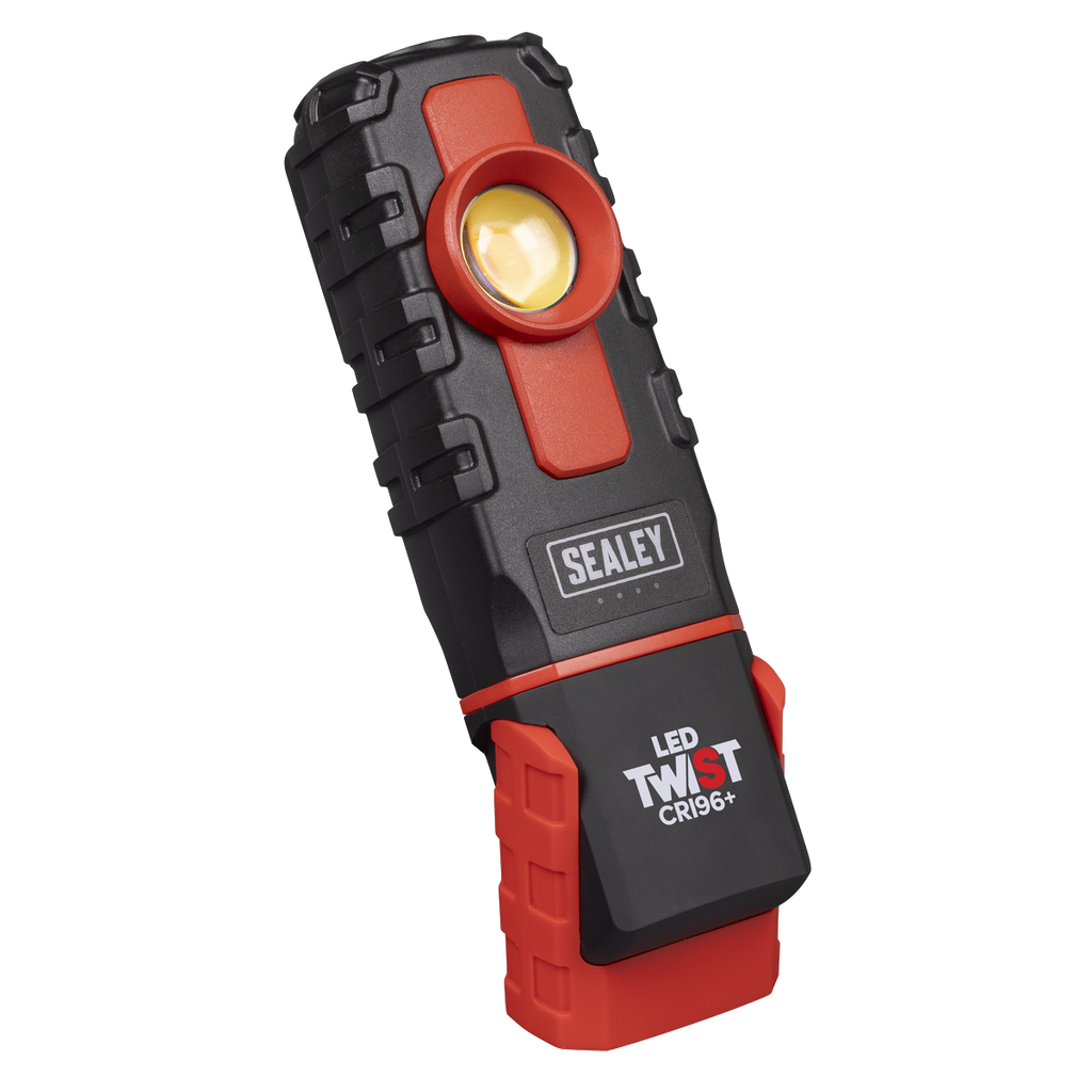 LED Twist® Rechargeable Inspection Light 6W COB LED & 1W SMD LED Colour Match CRI 96+ LED601CM