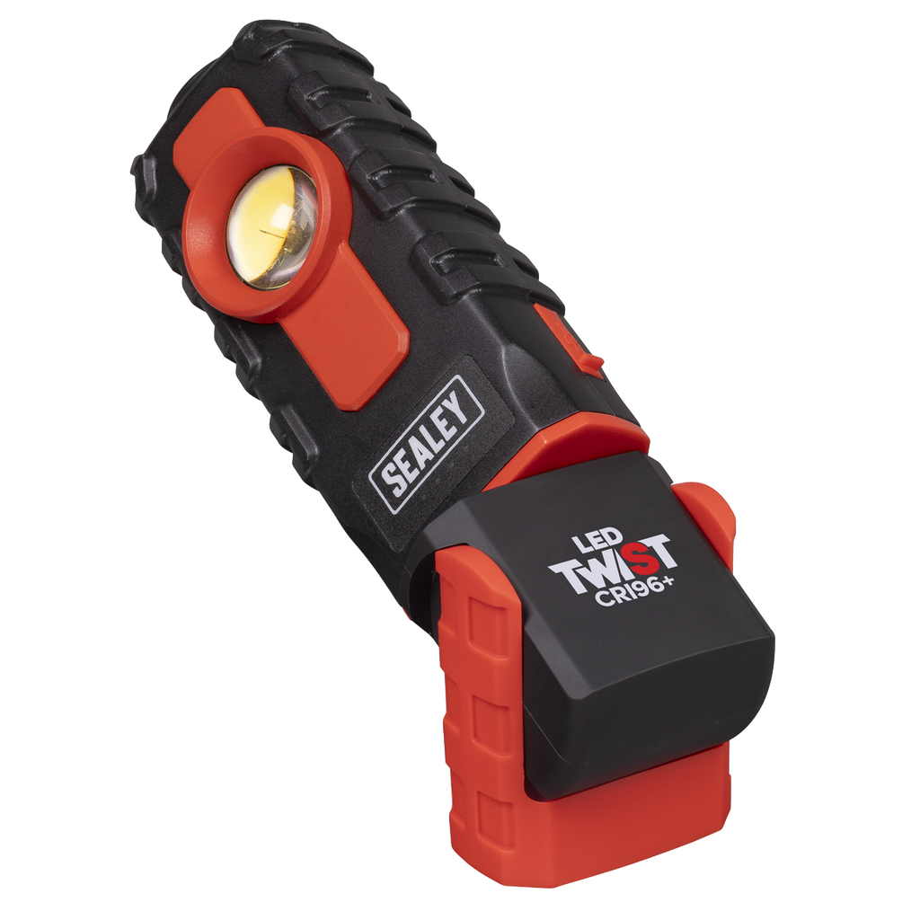 LED Twist® Rechargeable Inspection Light 6W COB LED & 1W SMD LED Colour Match CRI 96+ LED601CM