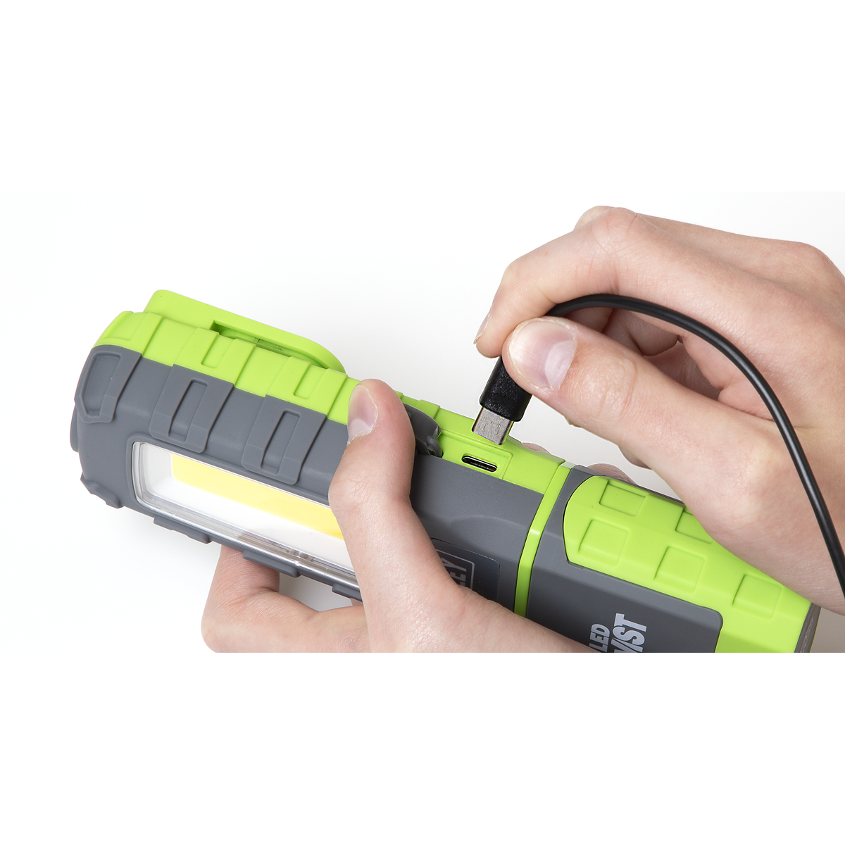 LED Twist® Rechargeable Inspection Light 5W COB & 1W SMD LED - Green LED601G